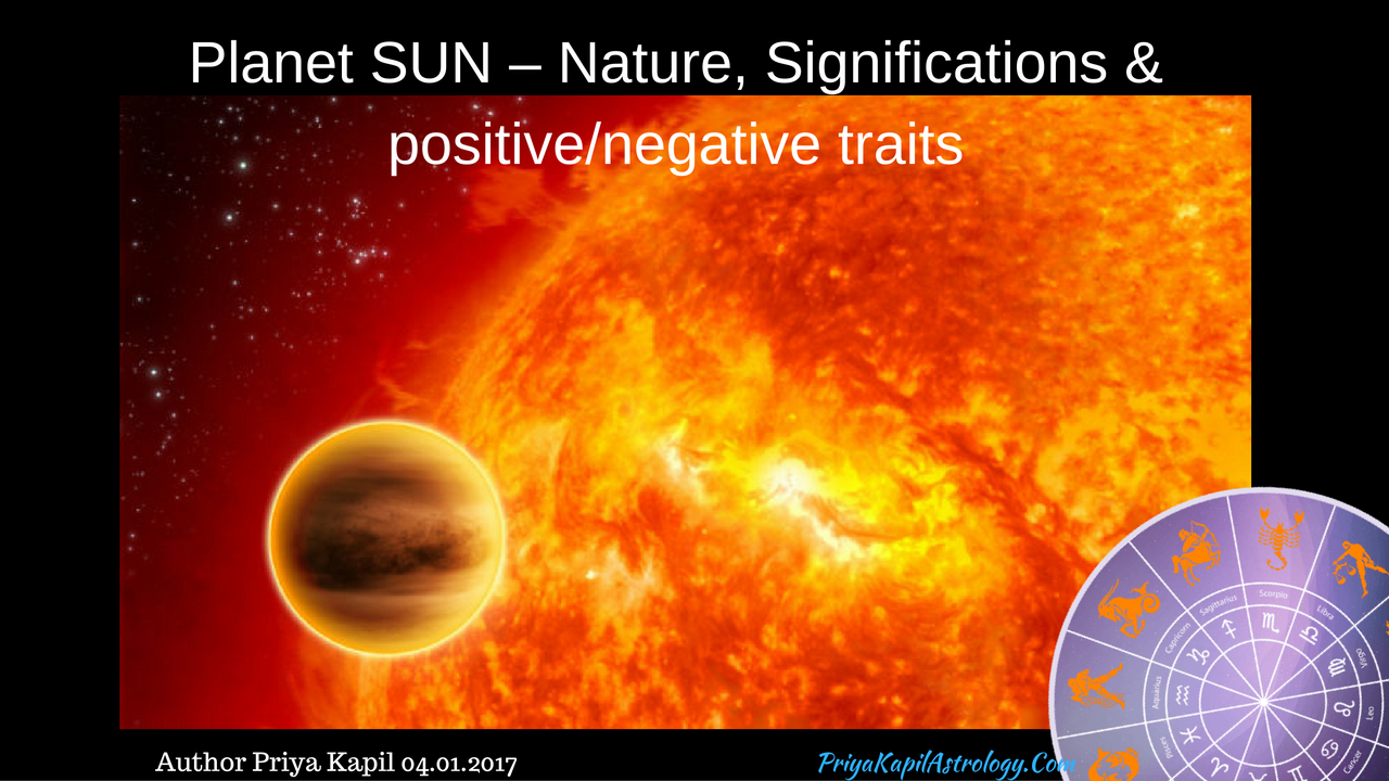 SUN – Nature, Significations& positive/negative traits